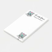 パステルゴシックキティ猫シュガースカルお名前 ポストイット (アングル)