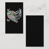 パステルゴシックスケルトンハートオタクベイパウエーブアステト 名刺 (正面/裏面)