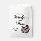 パステルゴシックスタイル結婚のテーブルデコレーションウィムシー フェイバーバッグ (正面)