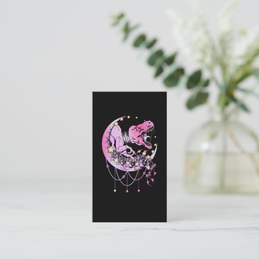 パステルゴシックトレックスクレセントかわいいエステティック 名刺 (スタンド正面)