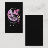 パステルゴシックトレックスクレセントかわいいエステティック 名刺 (正面/裏面)