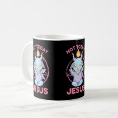 パステルゴシックベビーバプホメットNot Today Jesus Anime Nu コーヒーマグカップ (正面左)