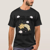 パステルゴシックメンタルヘルス不安スター精神病 Tシャツ (正面)