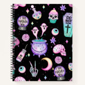 パステルゴシック型濃色 ノートブック (正面)