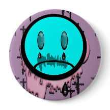 パステルゴシック泣き叫び絵文字ピン