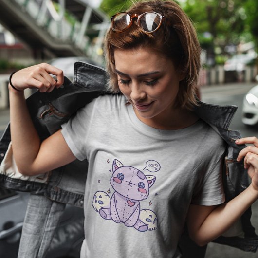 パステルゴシック詰まったキャット Tシャツ