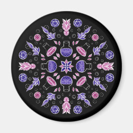 パステルゴシック魔女ポーションpentagram pink purple マグネット