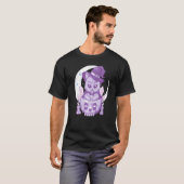 パステルゴスウィッカンネコ かわいいくて怖い魔女っぽい猫と Tシャツ (正面フル)