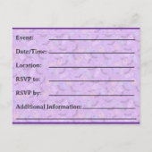 パステルゴスティーズパーティー招待状 インビテーションポストカード (裏面)