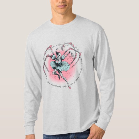 パステルゴス スパイダー バレリーナ ロングスリーブ Tシャツ (正面)