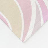 パステルサイケデリックステンドグラス抽象芸術 フリースブランケット (角)