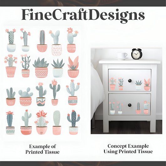 パステルサキュントサボスコレクションD1デクページ 薄葉紙