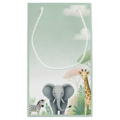 パステルサファリジャングル抱き枕 子供へ スモールペーパーバッグ (裏面)