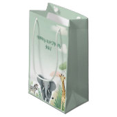 パステルサファリジャングル抱き枕 子供へ スモールペーパーバッグ (正面アングル)