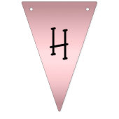 パステルサファリ動物パーソナライズされた誕生日パーティー バンティングフラッグ (第2の旗)