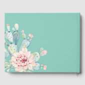 パステルサボス結婚フラワーズ ゲストブック (裏面)