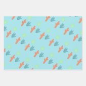 パステルサボラッピング紙 ラッピングペーパーシート (正面3)