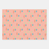 パステルサボラッピング紙 ラッピングペーパーシート (正面)