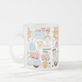 パステルサマービベス フロストグラスマグカップ