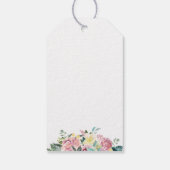 パステルサマー結婚フローラサンキュー ギフトタグ (裏面)