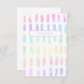 パステルサンキューノート サンキューカード (正面/裏面)