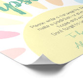 パステルサンシャイン誕生日タイムカプセル ポスター (角)