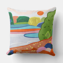 パステルサンセットオーバーザバレー クッション