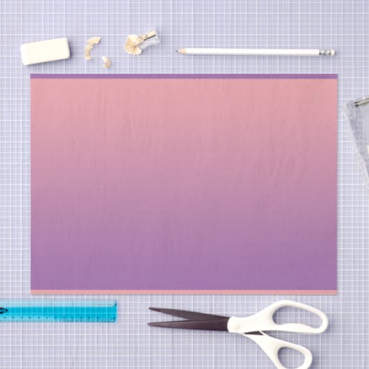 パステルサンセットピンクパープルグラデーショグラデーションンアウトドア 薄葉紙 (クラフト)