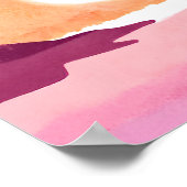 パステルサンセットラグーン ポスター (角)