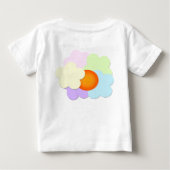 パステルサンセット ベビーTシャツ (裏面)