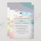 *～*パステルサンラアートイズビーチ結婚' 招待状 (正面/裏面)