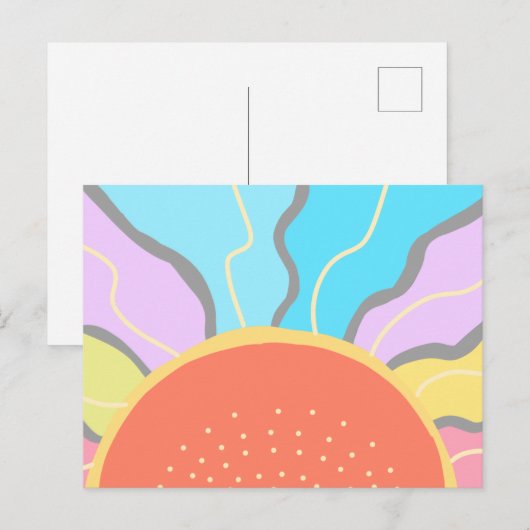 パステルサンライズ ポストカード (正面/裏面)