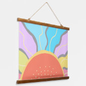 パステルサンライズ 吊り下げ型タペストリー (傾斜あり)