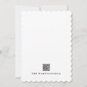 パステルサーカス ベビーシャワー ビンゴゲーム  招待状 (裏面)