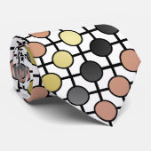 パステルサークルとクロスタイ ネクタイ (ロール)