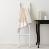 パステルサークルとハートと子の名前 シェルパブランケット (インサイチュ)