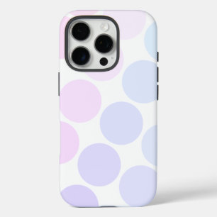 パステルサークルパターンデザイン iPhone 16 PROケース