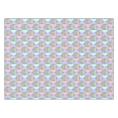 パステルサークルミッドセンチュリーパタモダンーン テーブルクロス (正面(横))