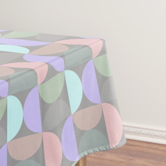 パステルサークルミッドセンチュリーパタモダンーン テーブルクロス (インサイチュ)