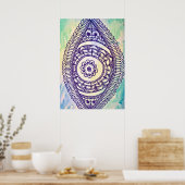 パステルサードアイポスター(Megaflora) ポスター (キッチン)