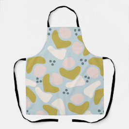 パステルシェイプとドット エプロン