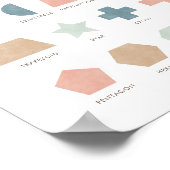 パステルシェイプ教育教室デコール ポスター (角)