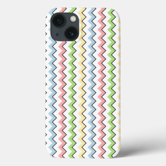 パステルシェブロンバイシャーリーテイラー Case-Mate iPhoneケース (裏面)