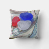 パステルシェルのシーガラス クッション (裏面)