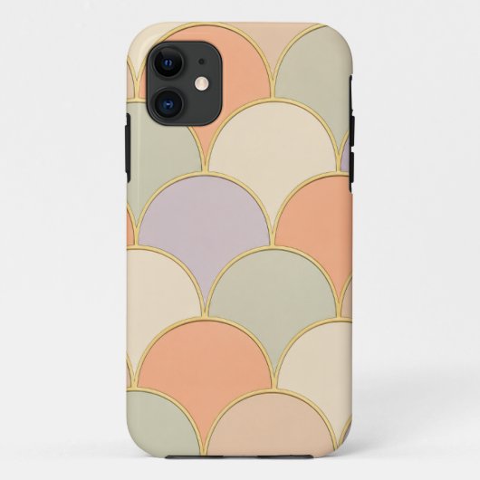 パステルシェル柄のスマホケース Case-Mate iPhoneケース (裏面)