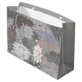 パステルシェードオブグレーアンドピンク抱き枕 ラージペーパーバッグ (裏面アングル)