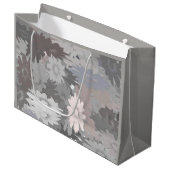 パステルシェードオブグレーアンドピンク抱き枕 ラージペーパーバッグ (正面アングル)