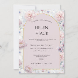 パステルシェード結婚式招待状 招待状