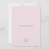 パステルシェード結婚式招待状 招待状 (裏面)