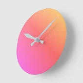 パステルシェード ラウンド壁時計 (傾斜)